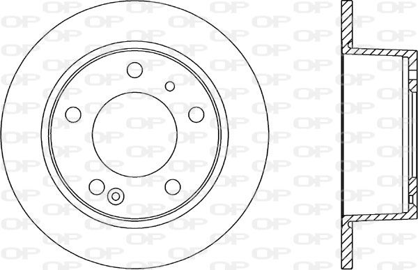 OPEN PARTS Jarrulevy BDR1110.10